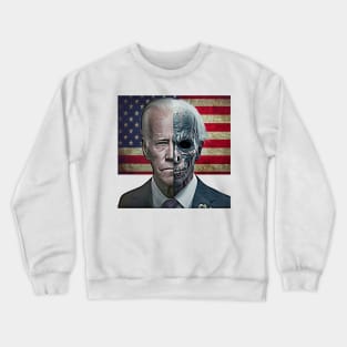 Two-Faced Politicians Presidential Election 2024 Joe Biden Crewneck Sweatshirt